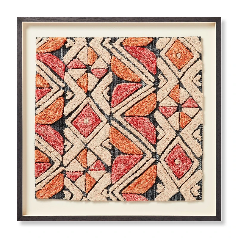 Loloi Kojo Blue and Orange 2'4 " x 2'4 " Wall Art