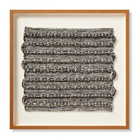 Loloi Meander Grey and Ivory 2'4 " x 2'4 " Wall Art