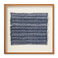 Loloi Ramble Blue and Ivory 2'4 " x 2'4 " Wall Art