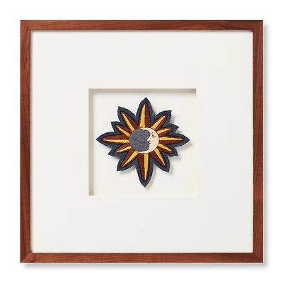 Loloi Mystic Patch Blue and Brown 1'4 " x 1'4 " Wall Art