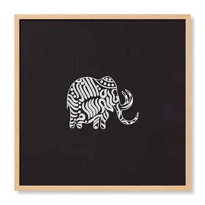 Loloi Giwa Black and Ivory 2'4 " x 2'4 " Wall Art