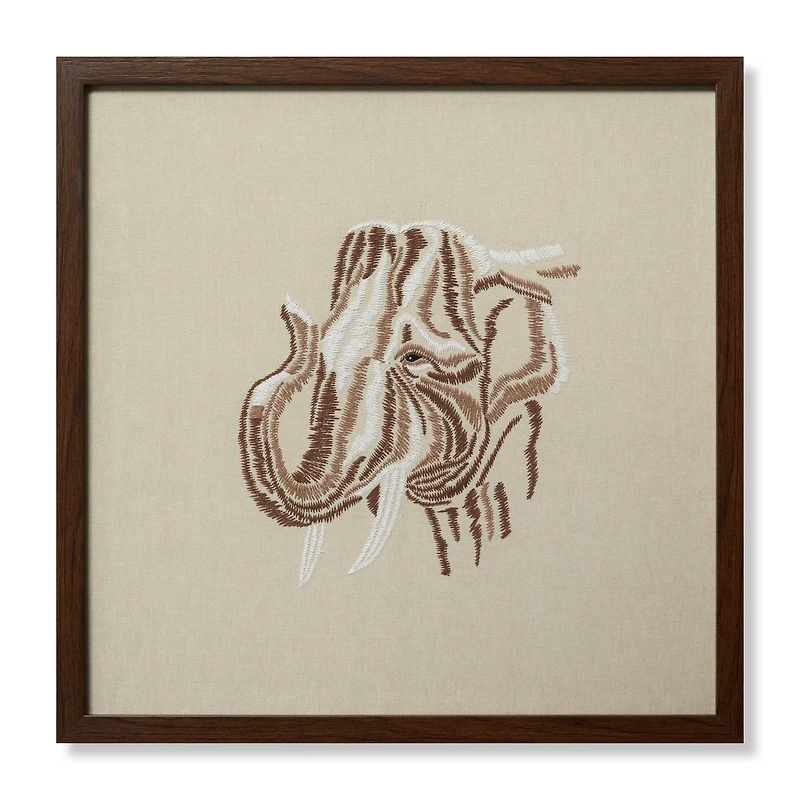 Loloi Tisk Tusk Beige and Ivory 2' x 2' Wall Art