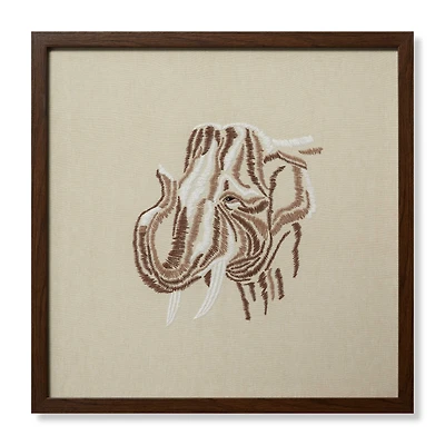 Loloi Tisk Tusk Beige and Ivory 2' x 2' Wall Art