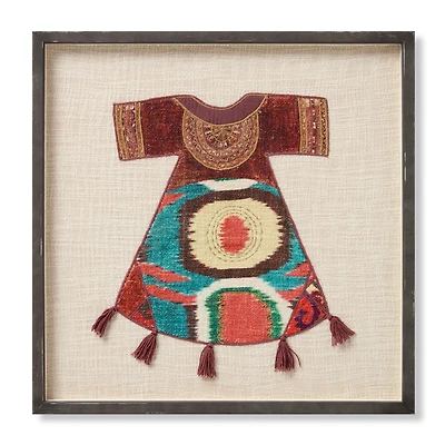 Loloi Chahar Multi and Ivory 1'11 " x 1'11 " Wall Art