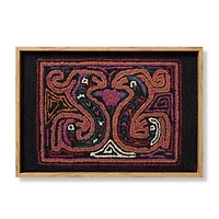 Loloi Yala Multi and Black 2'2 " x 1'6 " Wall Art