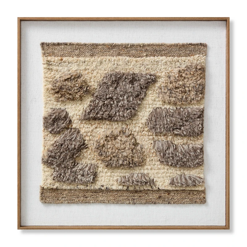 Loloi Stonewall Brown and Grey 2'7 " x 2'7 " Wall Art