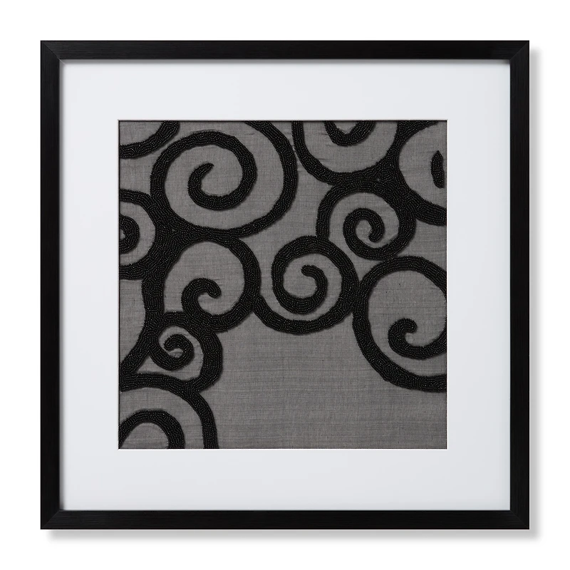 Loloi Decadent Grey and Black 2'2 " x 2'2 " Wall Art