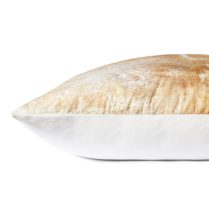 Loloi Beige and White Brave Cushion