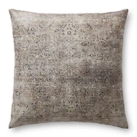 Loloi Natural and Ivory Rye Cushion