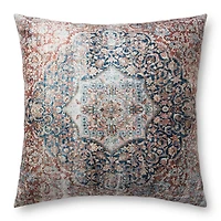 Coussin Townes par Loloi - Rouge et Navy