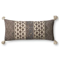 Loloi Alora Grey and Multi Cushion
