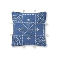 Loloi November Blue and Ivory Cushion