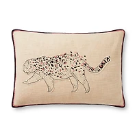 Loloi Roman Ivory and Black Cushion