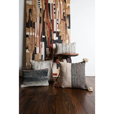 Loloi Angel Black and Ivory Cushion