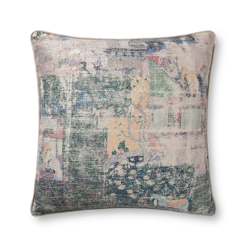 Coussin Rougea par Loloi - Navy et Multi