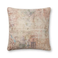 Loloi Reed Beige and Multi Cushion