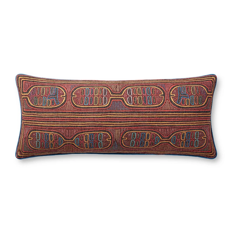 Coussin Frankie par Loloi - Berry et Multi