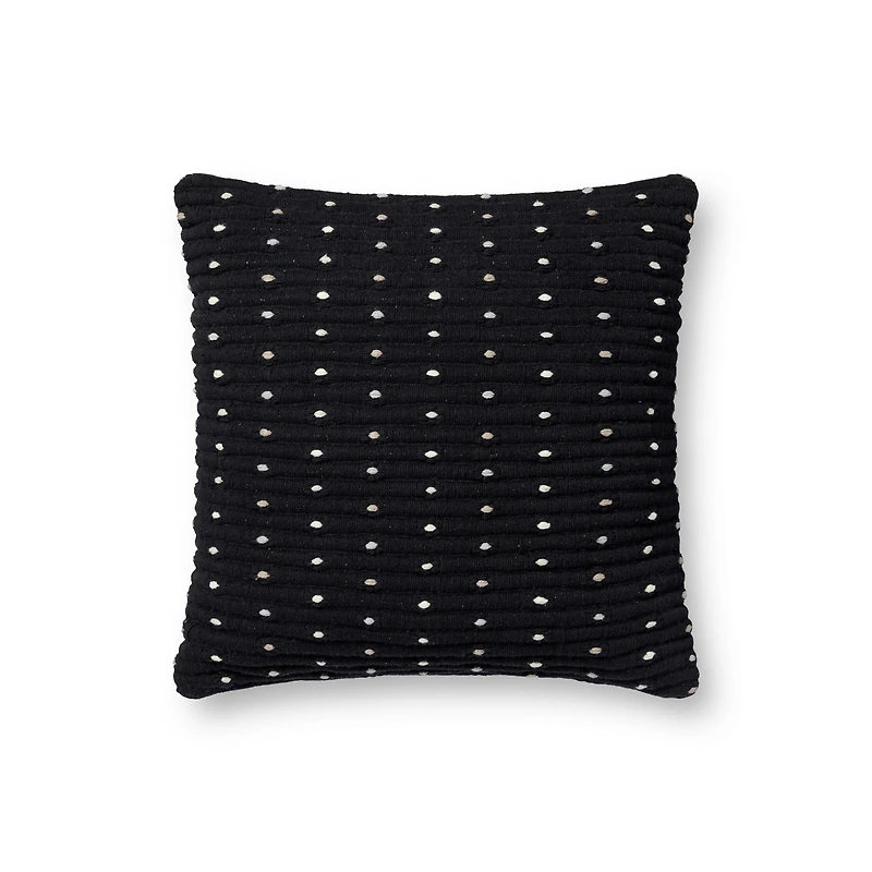 Loloi Yara Black Cushion