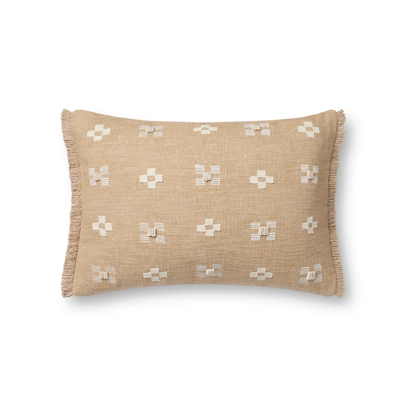 Coussin Kenna par Loloi - Naturel
