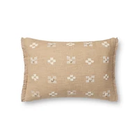 Coussin Kenna par Loloi - Naturel
