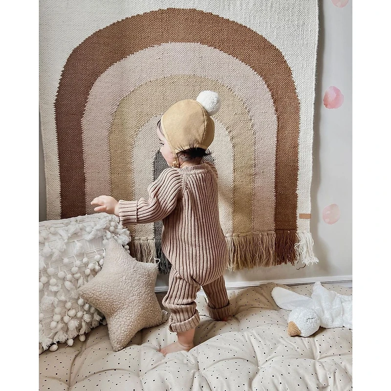 Star Pillow - Beige