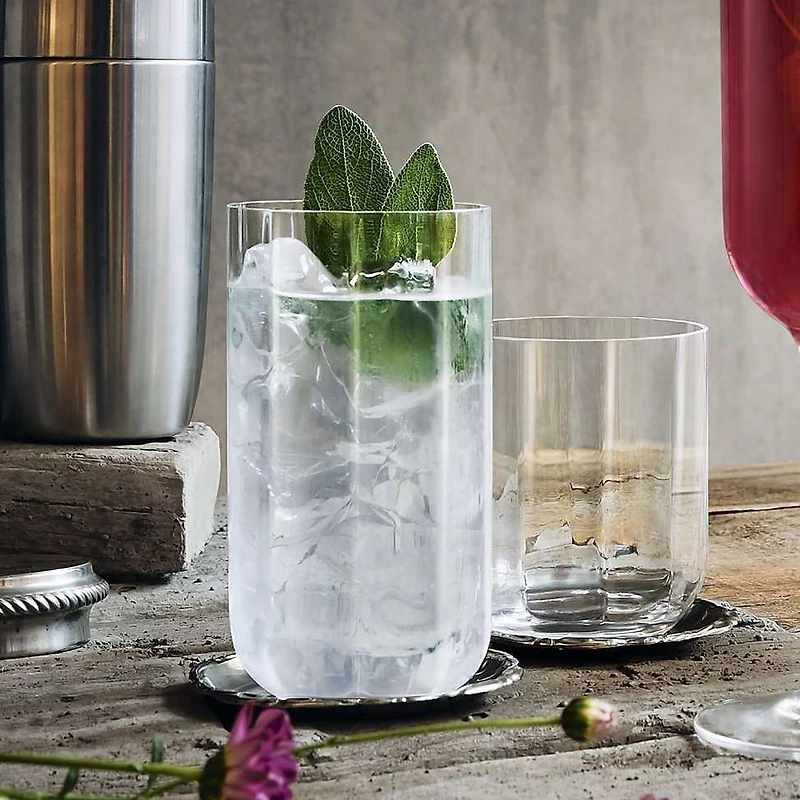 Jazz Set of 4 Highball Glasses by Luigi Bormioli