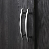 Acapella Wardrobe Armoire Grey Oak by South Shore Furniture