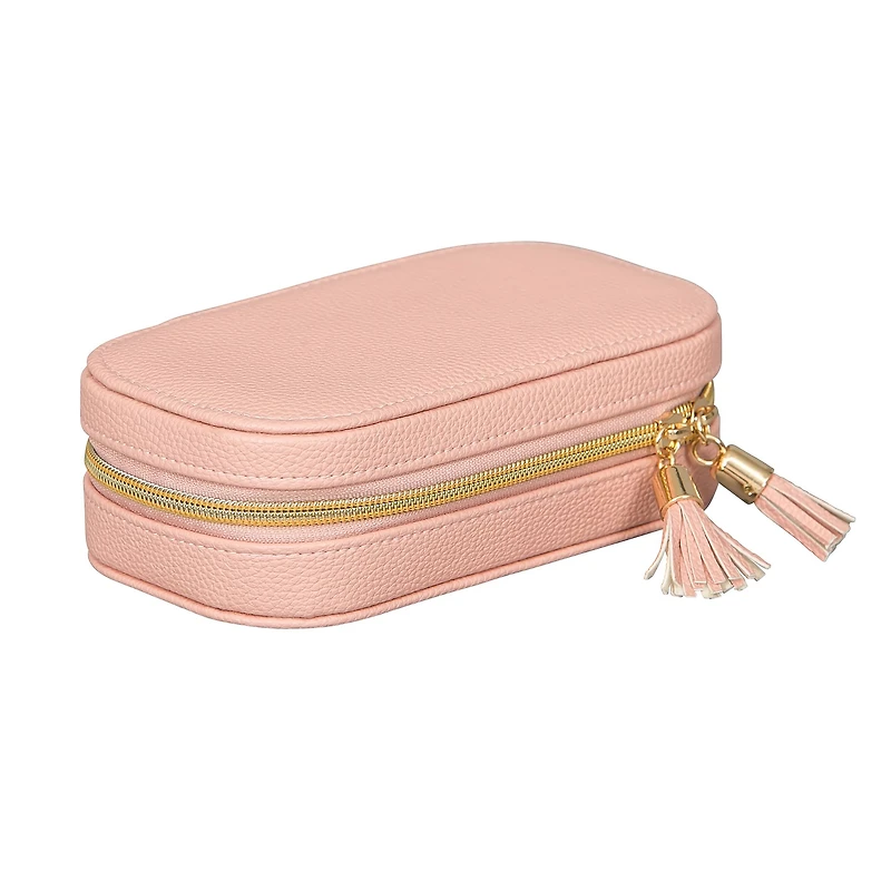Mele and Co Lucy Travel Jewellery Case - Pink