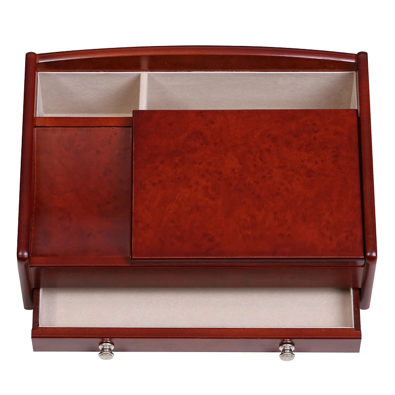 Boîte à bijoux en bois « Davin » par Mele and Co - Noyer