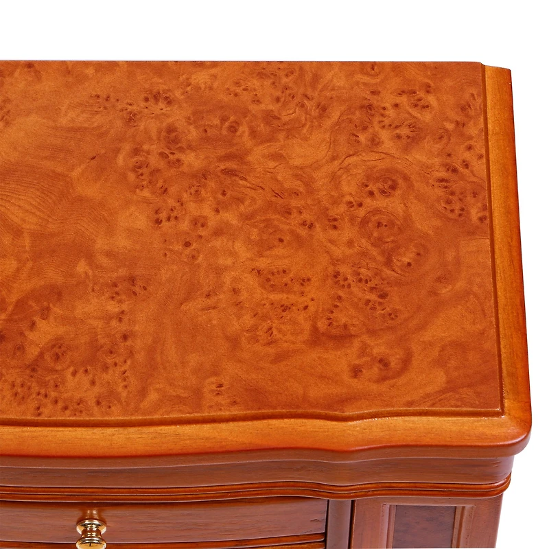 Mele and Co Josephine Finish Wooden Jewellery Box - Oak