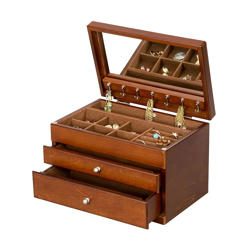 Mele and Co Brisbane Wooden Watch Box - Walnut