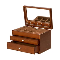 Mele and Co Brisbane Wooden Watch Box - Walnut