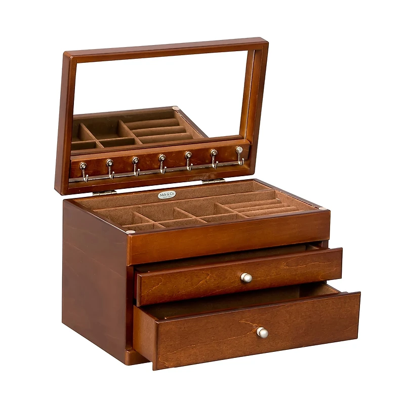 Mele and Co Brisbane Wooden Watch Box - Walnut