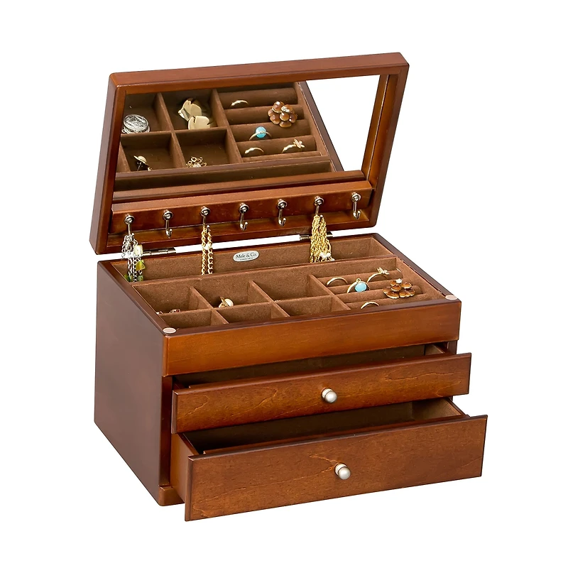 Mele and Co Brisbane Wooden Watch Box - Walnut
