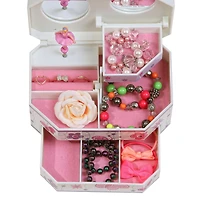 Mele and Co Kelsey Musical Ballerina Jewellery Box - White
