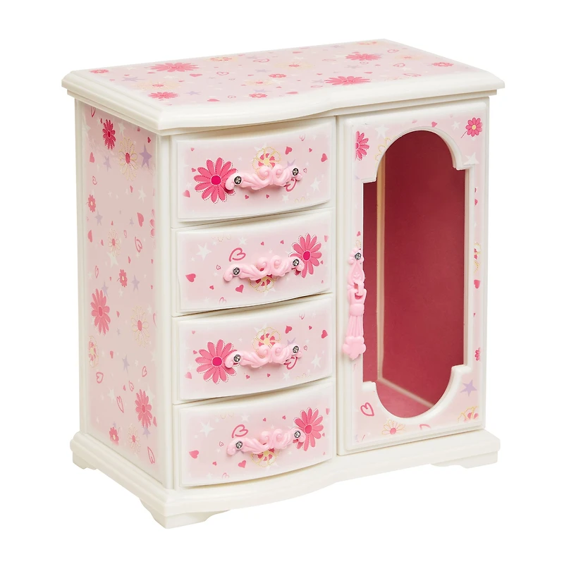 Mele and Co Hyacinth Musical Ballerina Jewellery Box - Pink