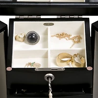 Mele and Co Layla Finish Wooden Jewellery Box - Java