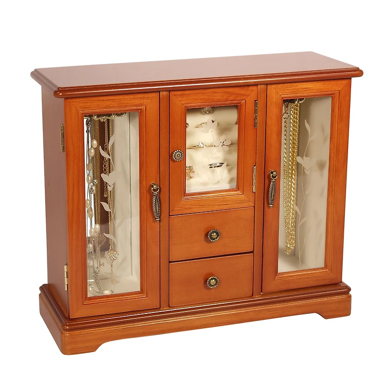 Boîte à bijoux en bois « Trina » par Mele and Co - Chêne