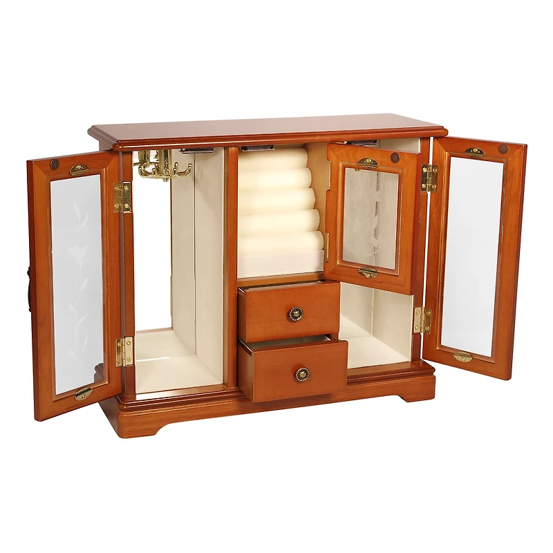 Boîte à bijoux en bois « Trina » par Mele and Co - Chêne