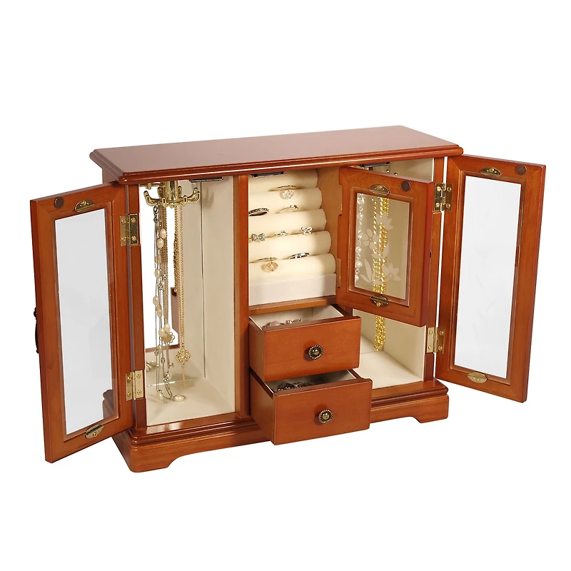 Boîte à bijoux en bois « Trina » par Mele and Co - Chêne