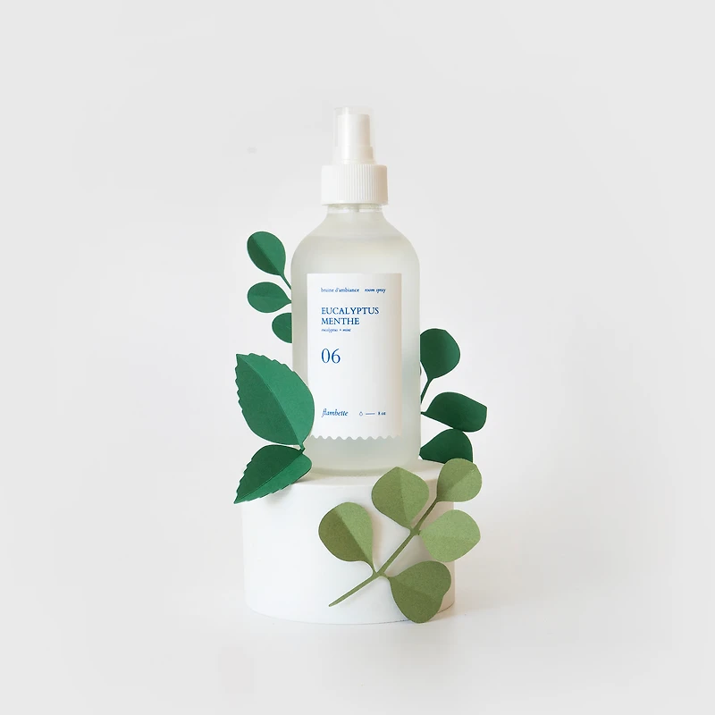 Candle and Room Spray Set - Cypress/Eucalyptus