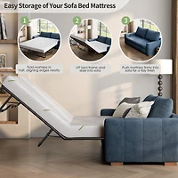 Gel Memory Foam Sofa Mattress, 5" - Twin