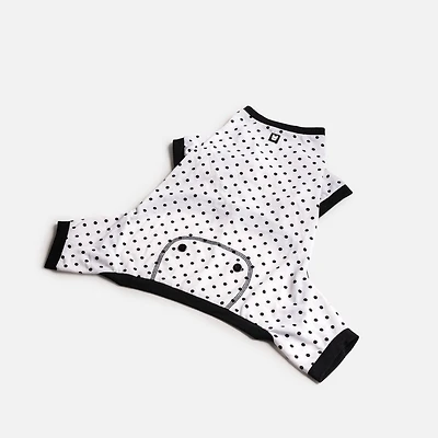 Dog's Pack of 2 Pyjamas by SilverPaw - Polka Dots and Snakeskin Prints