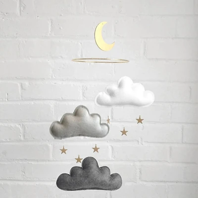 Cloud & Star Mobile - White