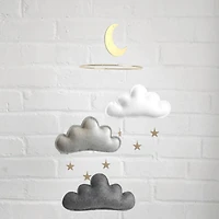 Cloud & Star Mobile - White