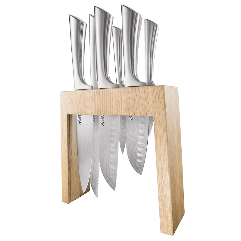 Damashiro Mizu Knife Block 7-Piece