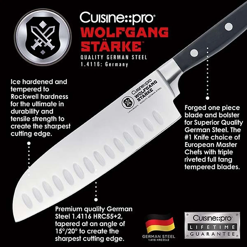 Wolfgang Starke Klar Knife Block 7-Piece
