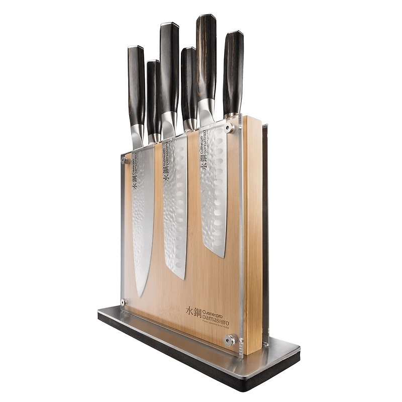 Damashiro Emperor Shi Knife Block 7-Piece
