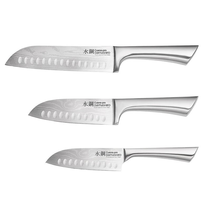 Damashiro Santoku Knife Set 3-Piece