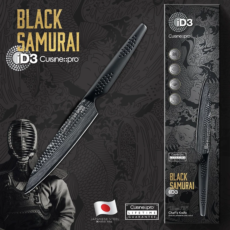 iD3 Black Samurai Chef's Knife 12.5cm